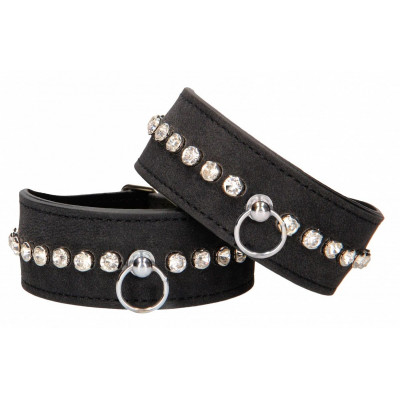 Черные поножи Diamond Studded Ankle Cuffs