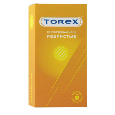 Текстурированные презервативы Torex  Ребристые  - 12 шт.