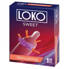 Стимулирующая насадка на пенис LOKO SWEET с возбуждающим эффектом