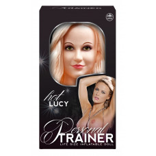 Надувная кукла с вибрацией и 2 любовными отверстиями Hot Lucy Lifesize Love Doll