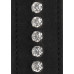 Черные наручники Diamond Studded Wrist Cuffs