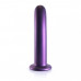 Фиолетовый фаллоимитатор Smooth G-Spot - 17,7 см.