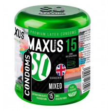 Презервативы MAXUS Mixed - 15 шт.