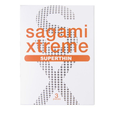 Ультратонкие презервативы Sagami Xtreme Superthin - 3 шт.