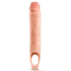 Телесная насадка-удлинитель 11.5 Inch Silicone Cock Sheath Penis Extender - 29,2 см.