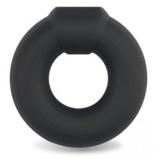 Черное эрекционное кольцо Ultra Soft Platinum Cure Silicone Cockring