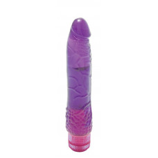 Водонепроницаемый фиолетовый вибромассажер H2O PATRIOT WATERPROOF VIBRATOR - 19 см.