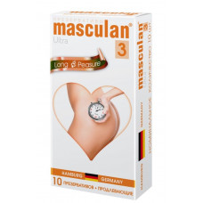 Презервативы Masculan Long Pleasure с продлевающим эффектом - 10 шт.