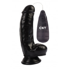 Черный вибратор-реалистик 6.9   Stud Realistic Dildo - 17,5 см.