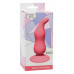 Розовая анальная пробка Waved Anal Plug Pink - 11 см.