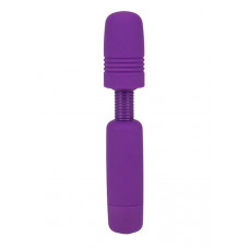 Фиолетовый мини-вибратор POWER TIP JR MASSAGE WAND