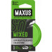 Презервативы в железном кейсе MAXUS Mixed - 3 шт.